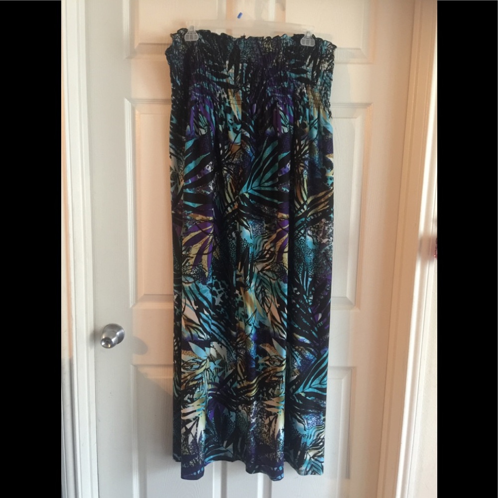 Strapless dress
